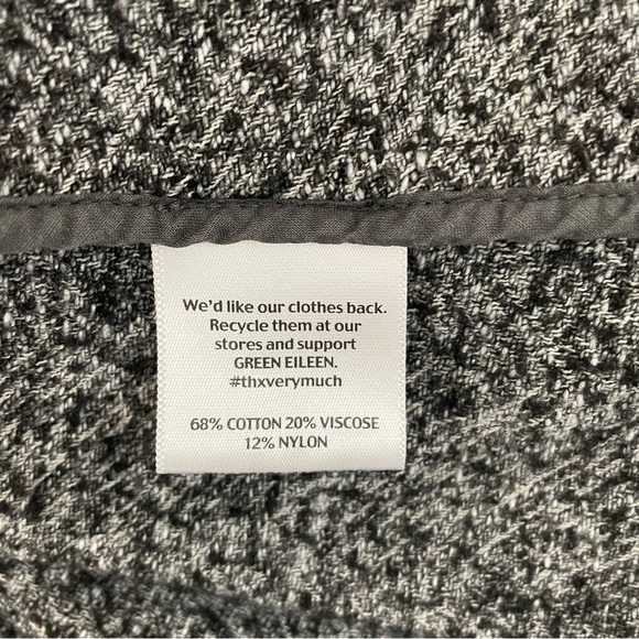 Eileen Fisher Gray Cardigan Open Waterfall Size XL - Picture 6 of 8